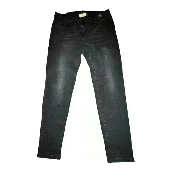 NWT J.Crew Mercantile High Rise Skinny Jeans Womens Size 35 Black Denim - Picture 14 of 14